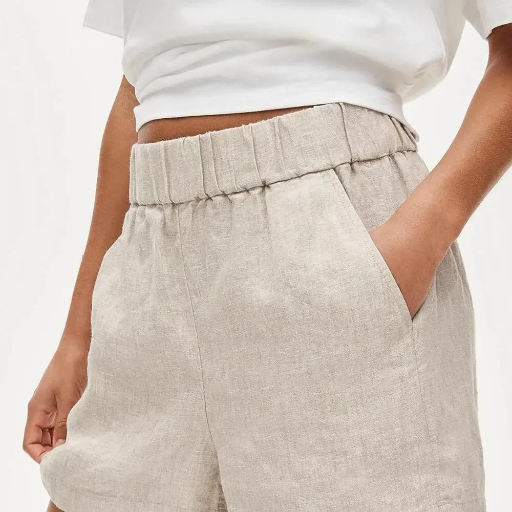 Jcrew linen shorts in size